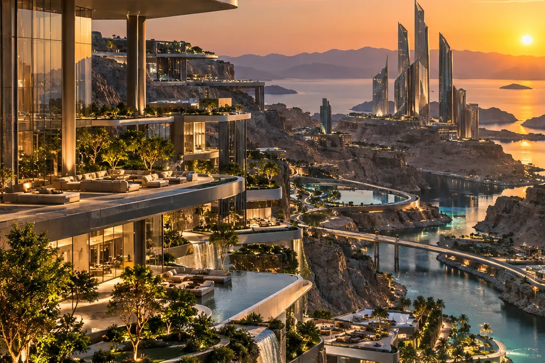 Waterfront development in Saudi Arabia